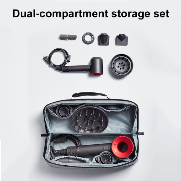 For Dyson Baona BN-DS010 Large Capacity Water-resistant Hair Dryer Storage Bag(Gray)