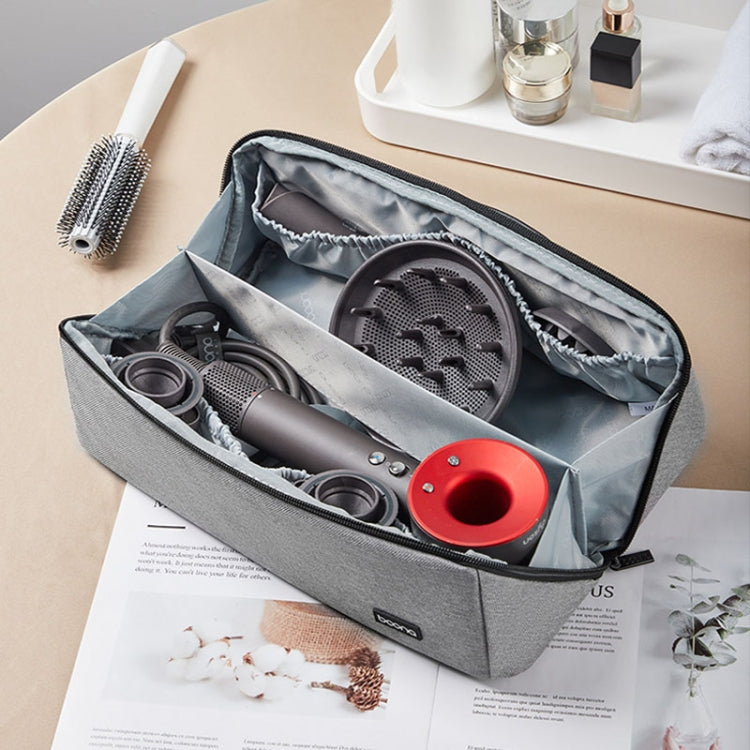 For Dyson Baona BN-DS010 Large Capacity Water-resistant Hair Dryer Storage Bag(Black)