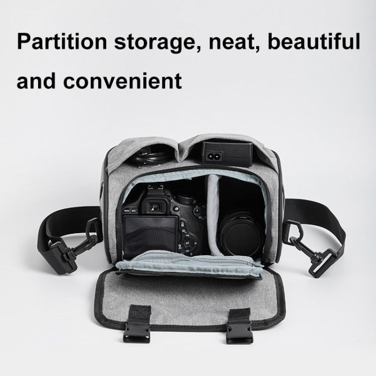 Baona BN-H017 Photography SLR / Micro Single Cross-Body Camera Storage Bag, Color: L Black
