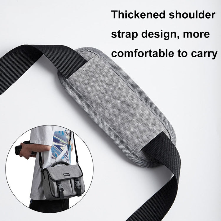 Baona BN-H017 Photography SLR / Micro Single Cross-Body Camera Storage Bag, Color: S Black