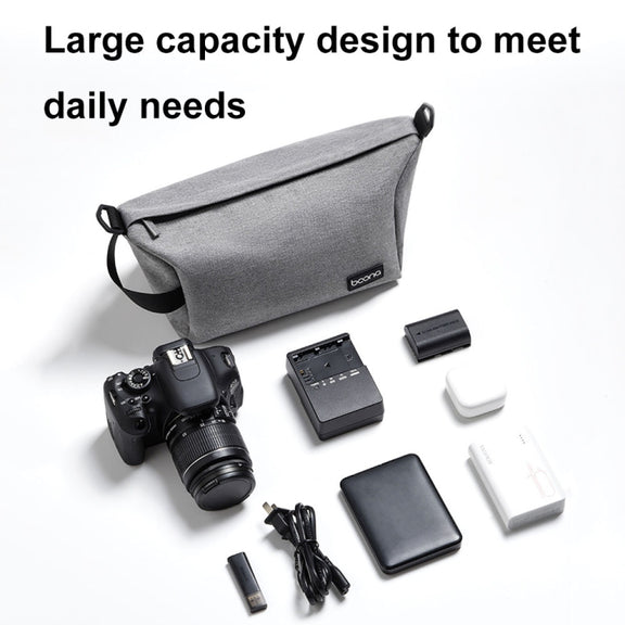 Baona BN-H012 Multifunctional Outdoor Crossbody Digital Camera Bag Lens Protection Bag(Grey)
