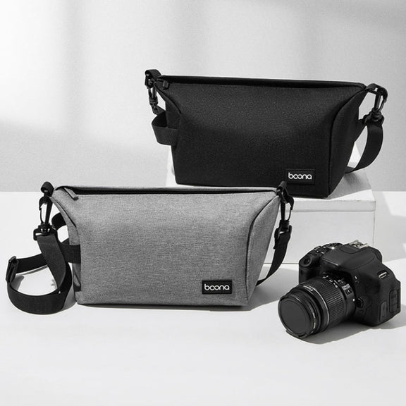 Baona BN-H012 Multifunctional Outdoor Crossbody Digital Camera Bag Lens Protection Bag(Grey)