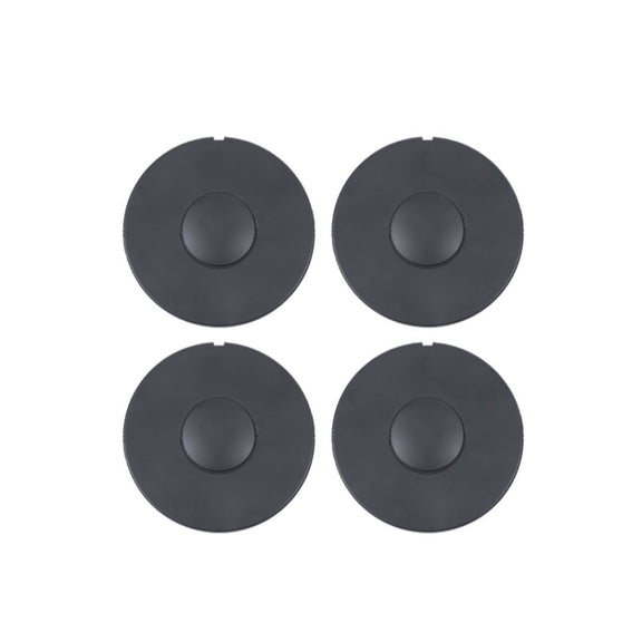 For 2024 Tesla Model 3 4pcs /Set Wheel Center Cover Modification Accessories(Matte Black)
