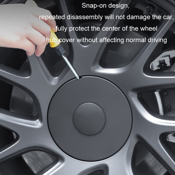 For 2024 Tesla Model 3 4pcs /Set Wheel Center Cover Modification Accessories(Original Car Color)
