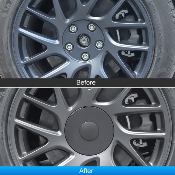 For 2024 Tesla Model 3 4pcs /Set Wheel Center Cover Modification Accessories(Original Car Color)