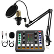 M8 Recording And Singing Live Bluetooth Sound Card Set, Color: Black+Gold Cantilever - Live Sound Effects Processors by PMC TechLife | Online Shopping South Africa | PMC TechLife | Buy Now Pay Later Mobicred