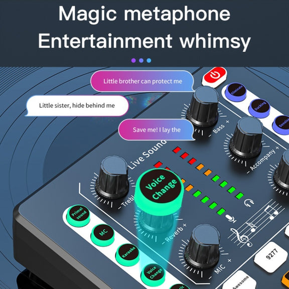 M8 Recording And Singing Live Bluetooth Sound Card Set, Color: Black Tripod