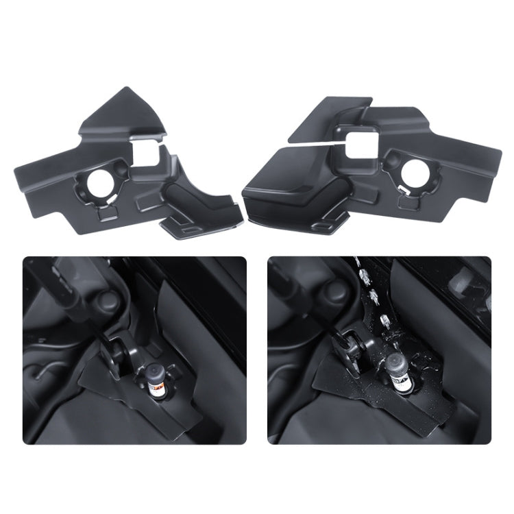 For 2024 Tesla Model 3 Left-hand Drive Front Hood With Full Anti-Blocking Water Channel(2pcs /Set)