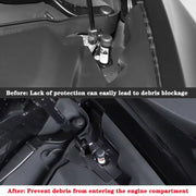For 2024 Tesla Model 3 Left-hand Drive Front Hood With Full Anti-Blocking Water Channel(2pcs /Set)
