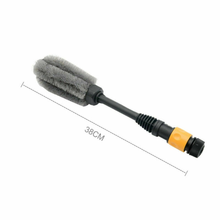 Wheel Hub Brush High Pressure Water-through Soft Bristle Cleaning Brush(40x6x6cm)