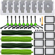 For iRobot Roomba i7 / i7+ / E5 / E6 Series Robot Vacuum 28pcs /Set Black - free shipping - PMC TechLife - Order now!
