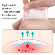 7.5x7.5cm Square Hydrocolloid Dressing Tape Heel Self-Adhesive Blister Patch