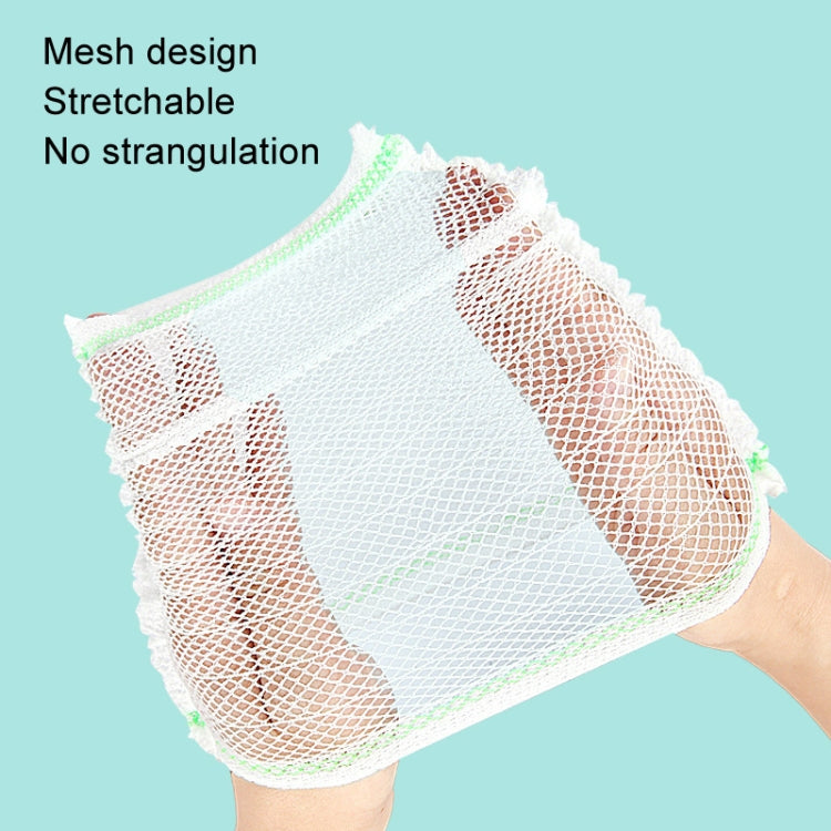 PICC Mesh Bandage Cover IOL Placement Fixation Nursing Isolation Mesh, Color: Blue Edge L For 17.5-40kg