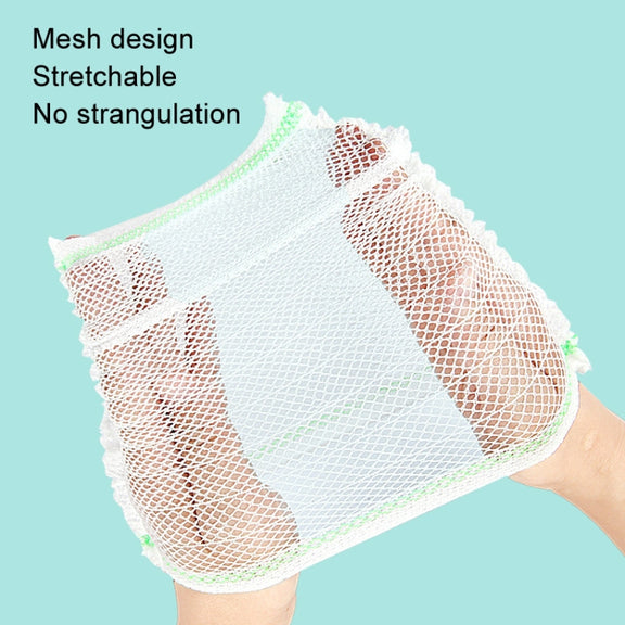 PICC Mesh Bandage Cover IOL Placement Fixation Nursing Isolation Mesh, Color: Blue Edge L For 17.5-40kg
