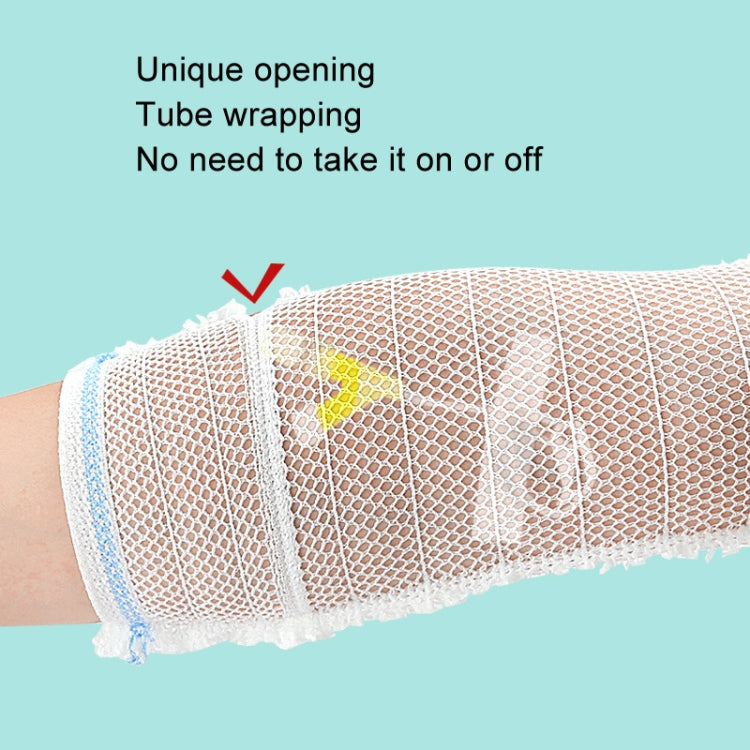 PICC Mesh Bandage Cover IOL Placement Fixation Nursing Isolation Mesh, Color: Green Edge XL For Adults
