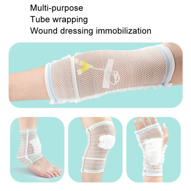 PICC Mesh Bandage Cover IOL Placement Fixation Nursing Isolation Mesh, Color: Green Edge XL For Adults