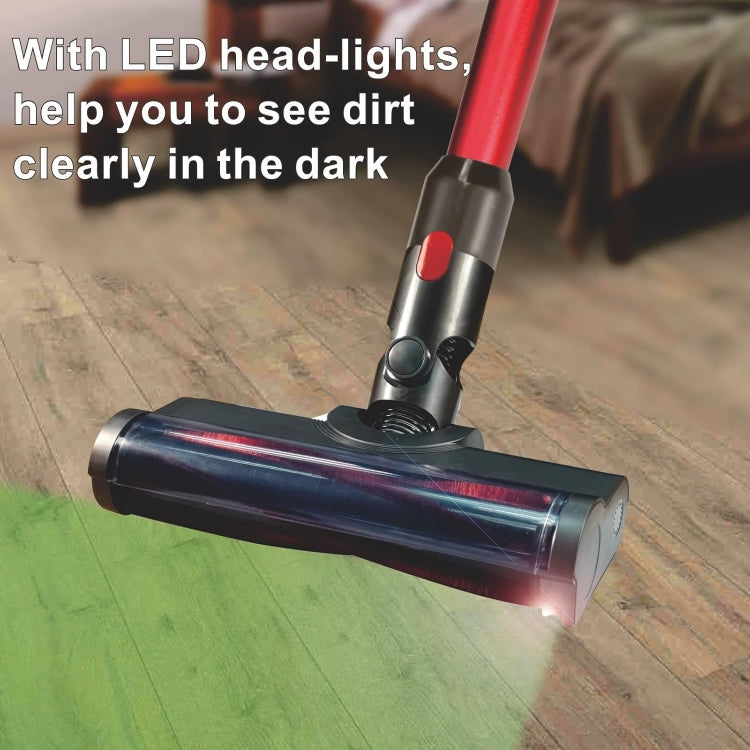 For Dyson V10 Slim / V12 Slim Vacuum Cleaner Floor Brush Head with Green LED Light