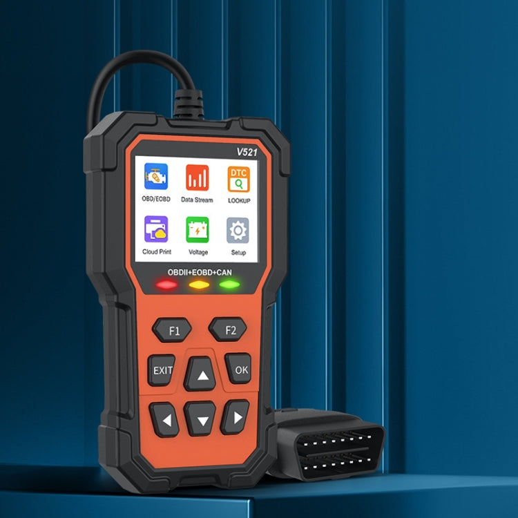 Multifunctional OBD Vehicle Fault Diagnostic Instrument Performance Test(Orange)