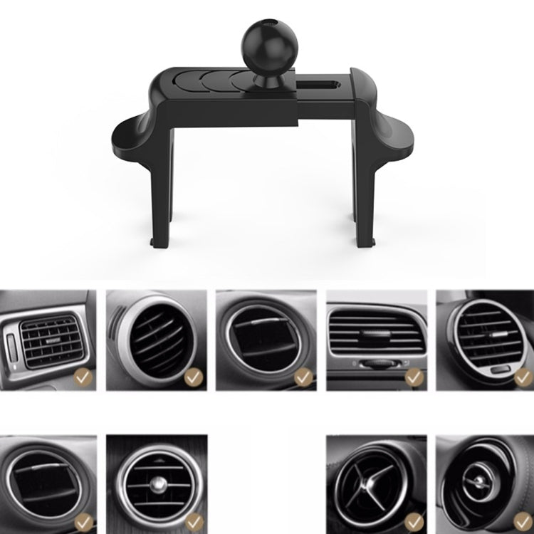 10pcs Car Air Conditioning Outlet Mobile Phone Navigation Bracket Accessories