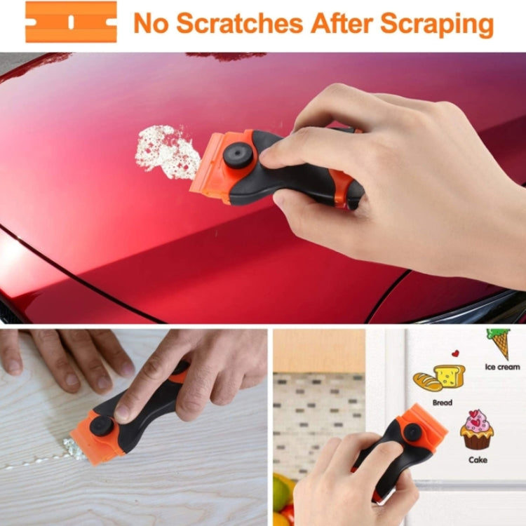 100pcs /Box Scraper Replace UV Glue Plastic Double-sided Scraper Blade