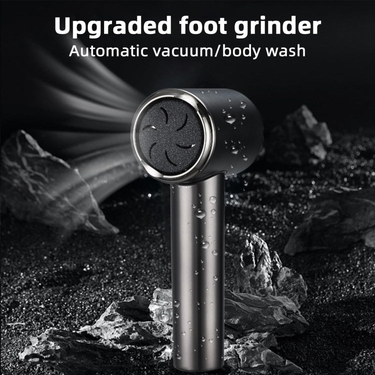 Electric Callus Remover with Vacuum Absorption 2 Speeds Adjustable Water-resistant  Foot Care Tool(Silver)