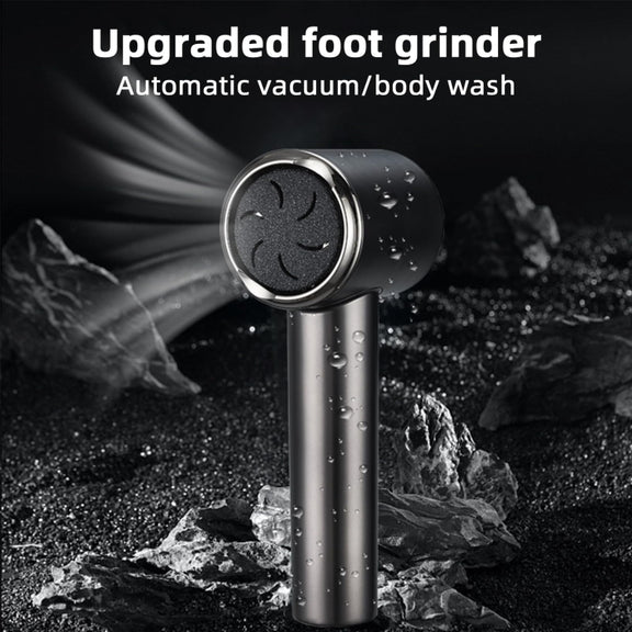 Electric Callus Remover with Vacuum Absorption 2 Speeds Adjustable Water-resistant  Foot Care Tool(Black)
