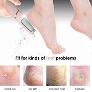 Electric Foot Grinder Rechargeable  Callus Remover Foot Care Tool(Gray Head)