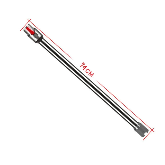 For Dyson V10 Digital Slim / V12 Vacuum Cleaner 74cm Extension Pole Metal Straight Pipe Accessories(Black)