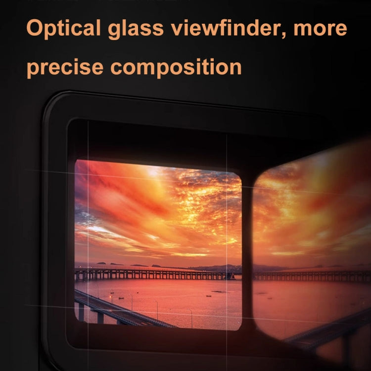 DC203 5K/30FPS 2.8-Inch Screen 16X Front And Rear Dual-Camera HD Digital Camera(Black)