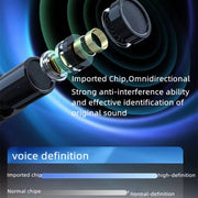 3.5mm Receiver Wireless Lavalier Microphone 9-inch Fill Light Tripod Set for Live Photography, Spec:  Single Mic