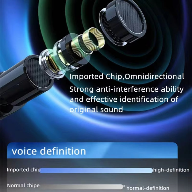 3.5mm Receiver Wireless Lavalier Microphone 9-inch Fill Light Tripod Set for Live Photography, Spec:  Single Mic