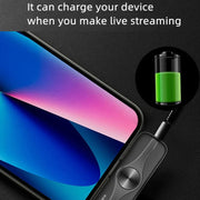 3.5mm Receiver Wireless Lavalier Microphone 9-inch Fill Light Tripod Set for Live Photography, Spec:  Single Mic