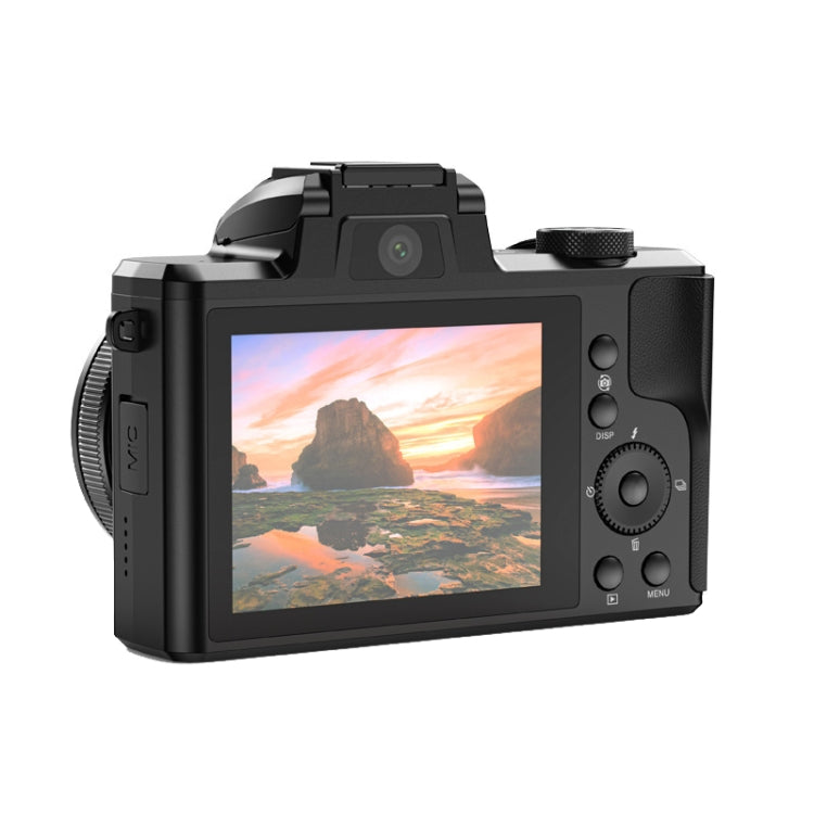 DC206X 5K/30FPS 3.2-Inch 5X Optical Zoom Front And Rear Dual-Camera HD Digital Camera(EU Plug)