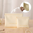 2pcs /Set PU Data Cable Earphone Storage Bag Mini Portable Lipstick Pouch Coin Purse, Size: Large+Small(White) - Other Case by PMC Jewellery | Online Shopping South Africa | PMC Jewellery | Buy Now Pay Later Mobicred