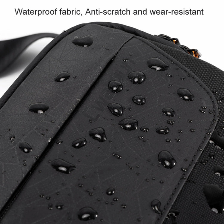 Cwatcun D133 Camera Chest Bag Multi-functional Handheld Slanting Cross Shoulder Camera Casual Bag, Color: Large Black