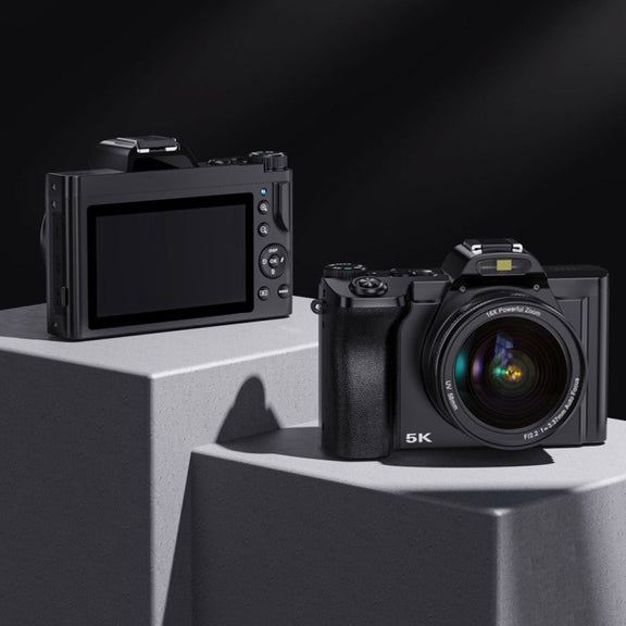 DC-201S 5K/30FPS 3.5-Inch 16X Six-Axis Anti-Shake HD Digital Camera With UV Lens(UK Plug)