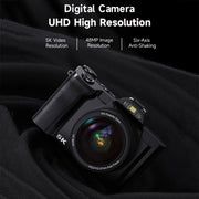 DC-201S 5K/30FPS 3.5-Inch 16X Six-Axis Anti-Shake HD Digital Camera With UV Lens(UK Plug)