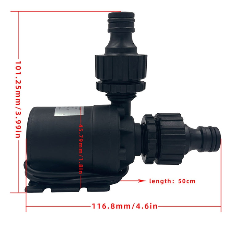 5m Lift Brushless Motor Ceramic Shaft Core Booster Pump, Specifications: DC12V(Bare Wire)