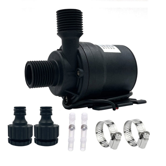 8m Lift Stainless Steel Shaft Core Brushless Motor Booster Pump, Specifications: DC12V(Bare Wire)
