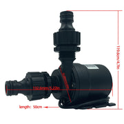 8m Lift Stainless Steel Shaft Core Brushless Motor Booster Pump, Specifications: DC24V(Bare Wire)