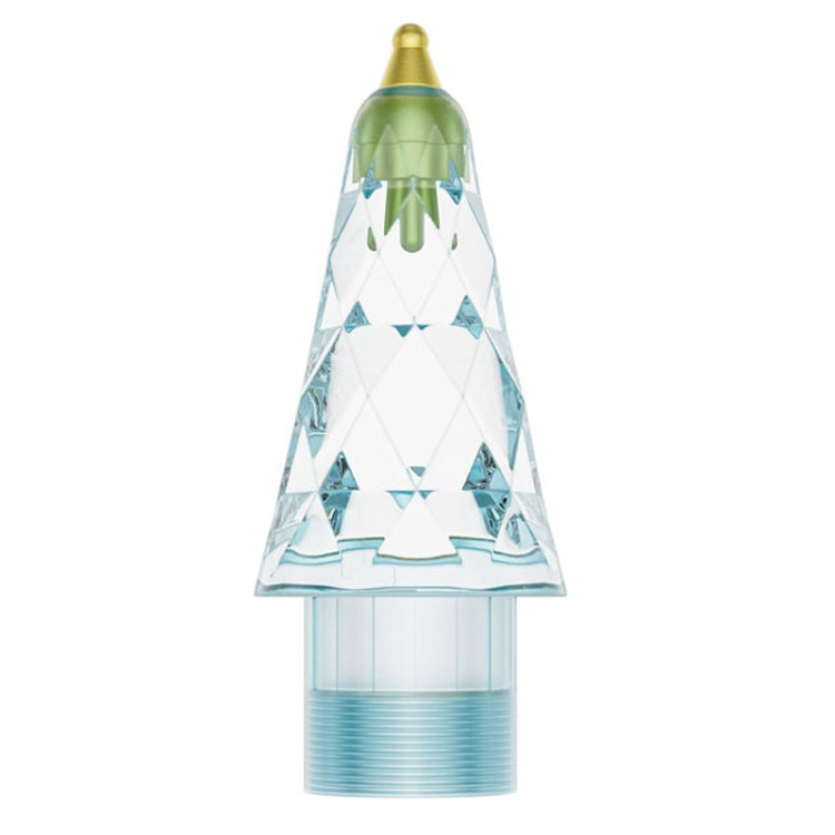 For Apple Pencil 1 / 2 Generation & USB-C Stylus Modified Pen Tip Diamond Crystal Pencil Nib(Transparent Blue)