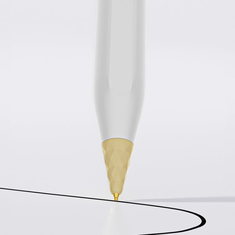 For Apple Pencil 1 / 2 Generation & USB-C Stylus Modified Pen Tip Diamond Crystal Pencil Nib(Light Green)