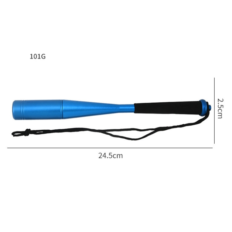 Aluminum Alloy Fish Knocker Knock Fish Stick Fishing Hammer(Black)