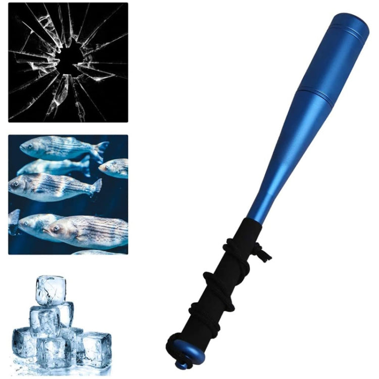 Aluminum Alloy Fish Knocker Knock Fish Stick Fishing Hammer(Blue)