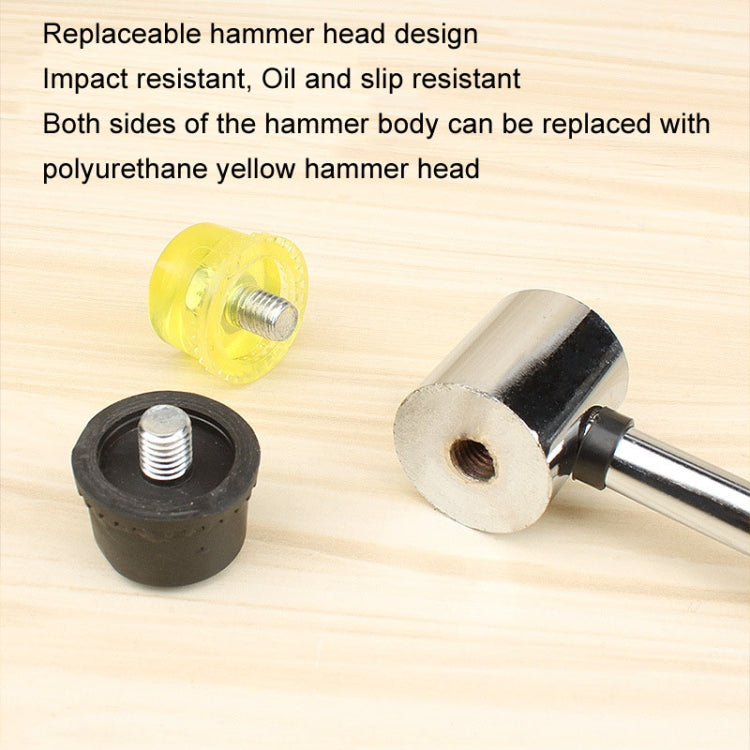 35mm No Bounce Mounting Hammer Handmade DIY Double Face Tap Rubber Hammer