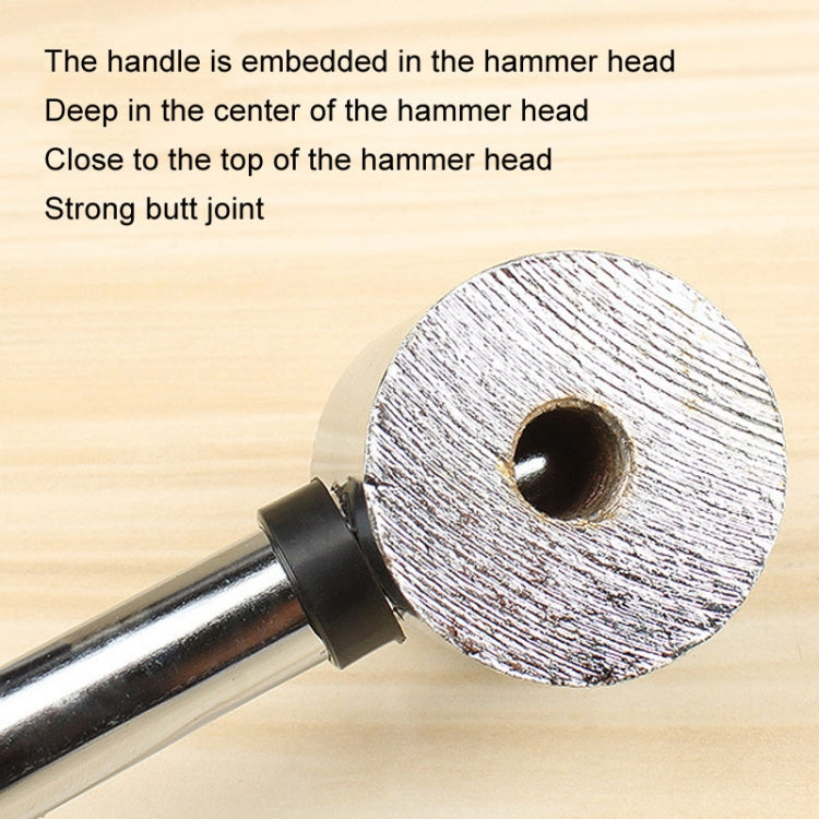 25mm No Bounce Mounting Hammer Handmade DIY Double Face Tap Rubber Hammer