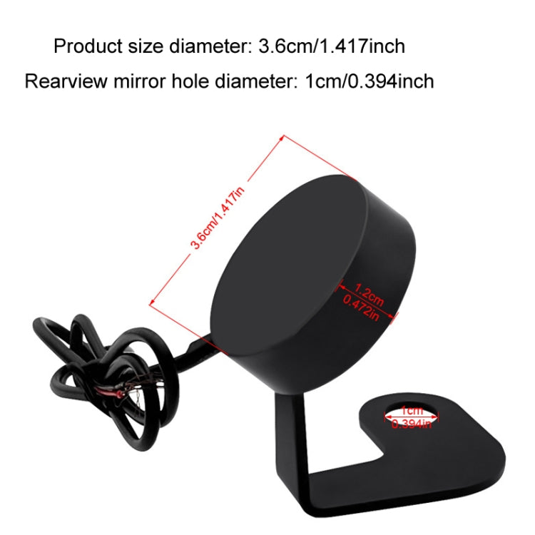 Morfayer Motorcycle Dual Display Intelligent Alarm Power Meter, Model: Water Temperature Meter(Random Color Delivery)