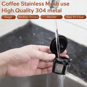 For Keurig Coffee Maker Reusable Mesh Coffee Filter(Black)