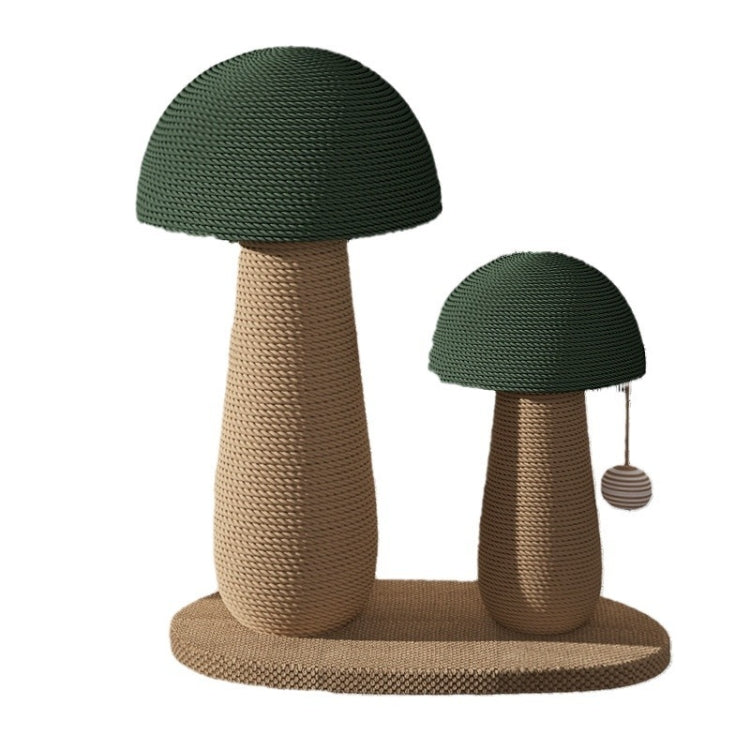 Vertical Sisal Cat Scratching Post Wear-Resistant Cat Interactive Toy, Style: Combination Mushroom
