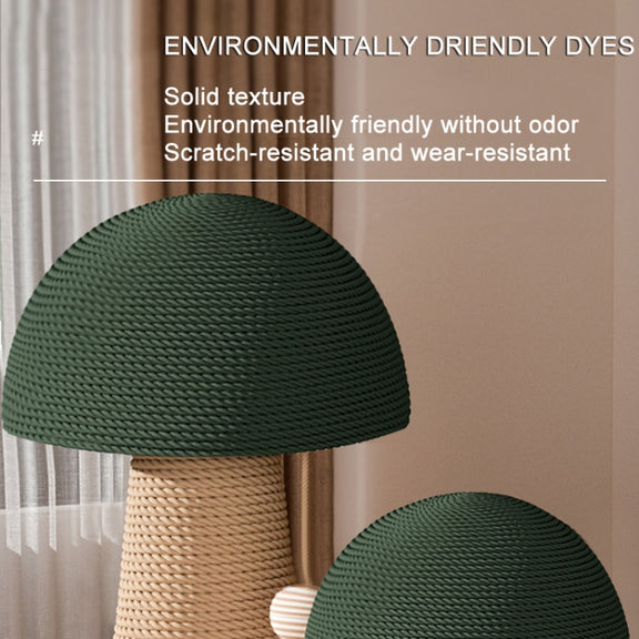 Vertical Sisal Cat Scratching Post Wear-Resistant Cat Interactive Toy, Style: Large Mushroom
